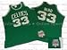 1985 - 1986 Boston Celtics Road (Green) Throwback Jersey From Mitchell and Ness, With #33 and 'Bird' On The Jersey (Larry Bird)