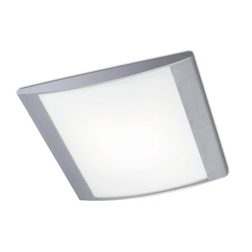 Leds C4 Indoor Lighting Alpen 350 Satin Glass Ceiling Fixture, Grey