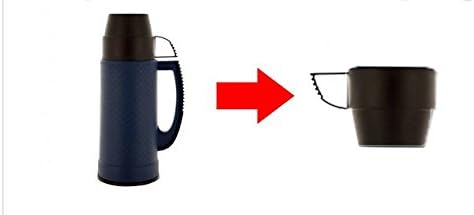 Thermos-Portable Insulated Hot/Cold Beverage Container 10" tall-Glass insulated tumbler-Leak Proof Travel thermos bottle,thermos water bottle,travel coffee mug, tea, soups-Guaranteed!