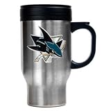 San Jose Sharks - Stainless Steel Travel Mug - Primary Logo