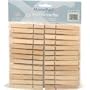 WOOD CLOTHES PIN 50PC BAG 84MM