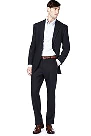 Linen Blend 2 Button Tailored Fit Jacket
