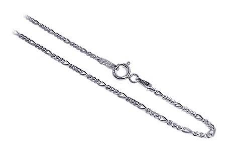 Sterling Silver 1.5 MM Figaro Link Chain 16