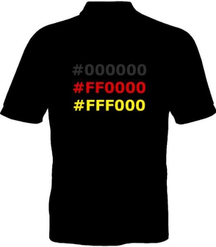Fruit of the Loom T-Shirt - HTML body tag