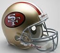 San Francisco 49ers 1964-1995 Authentic Pro Line Riddell Throwback Full Size Helmet