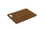 Epicurean Camp Series 8 by 6-Inch Recycled Cardboard Cutting Board with Strainer, Nutmeg