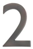Architectural Mailboxes 3582DC-2 Solid Cast Brass 4-Inch Floating House Number, Dark Aged Copper "2" Architectural Mailboxes 3582DC-2 Solid Cast Brass 4-Inch Floating House Number, Dark Aged Copper "2"