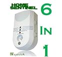 Home Sentinel - Indoor Pest Repellent with Ultrasonic, Electromagnetic, Ionizer & Auto Night Light + Pet Friendly