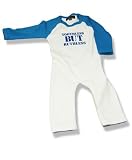Toothless But Ruthless Funny playsuit (Blue Sleeves)