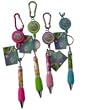 Disney Fairy Tinkerbell Keychain & Pen Set (4 pcs) - School Supplies