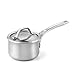 Calphalon 1833937 AccuCore Stainless Steel Sauce Pan with Cover, 1-Quart