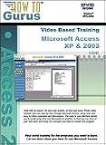 Microsoft Access XP & 2003 Training on DVD. 7 hours of video training in 85 lessons.