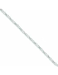 Genuine 14K White Gold White Gold Diamond Figure 8 Bracelet 4 Grams Of Gold 100% Satisfaction Guaranteed.