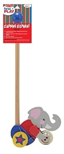 Melissa And Doug Clapping Elephant Push Toy
