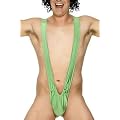 Mankini - Male Bikini - Men's thong - Quality lime green stag wear fancy dress