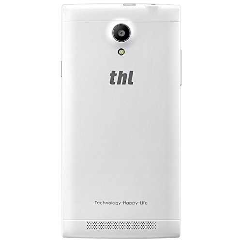 THL T6 Pro 5" 5inch IPS HD Screen MTK6592M Octa Core Android 4.4.2 1080P 3G Phone 1GB RAM 8GB ROM 2 SIM 2 Standby Dual SIM Mobile Phone Cell Phone Mobile Phone with Smart Wake/ 8MP Panorama Camera/ Bluetooth 4.0/ WiFi/ GPS (White)