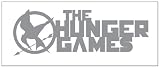 Hunger Games Design 2 Sticker Decal Metallic Silver