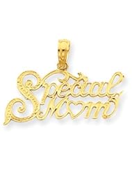 14k Gold Special Mom Pendant