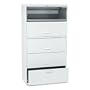 HON 600 Series Lateral File1 w/1 Drawer/4 Roll-Out Shelves, 36w, CCY