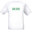 SAN JOSE - GREEN LETTERING - City-series - White T-shirt