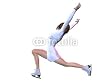 Wallmonkeys Peel and Stick Wall Decals - Figure Skater - 18"W x 14"H Removable Graphic