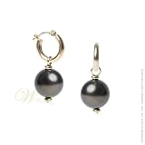 WILLOW PEARLES: *STELLA TAHITIAN BLACK VOYAGUER PEARLE EARRINGS*