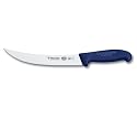 Victorinox Cutlery 8-Inch Curved Breaking Knife, Blue Fibrox Handle with Microban