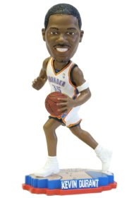 Oklahoma City Thunder NBA Kevin Durant Forever Collectibles Court Base Bobble Head