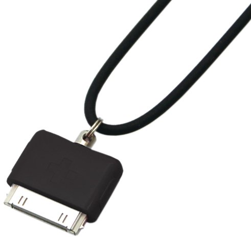 Rix iStrap Dockコネクタ用ネックストラップ iPod iPhone対応 (ブラック) RX-IPSTPH2BK