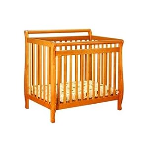 Athena Mini Amy Baby Crib (Pecan)