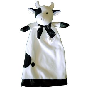 Dakin Lovie Black and White Spotted Cow Character Blanket by 