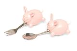 EIEIO Bunny - Baby Flatware Set by Mud Pie