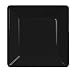 Creative Converting 9 Square Paper Dinner Plates, Black Velvet Color, 18-Count Packages (Pack of 5)