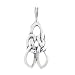 Celtic LOVE KNOT Inscribed Pendant in Sterling Silver for Men or Women, #8209