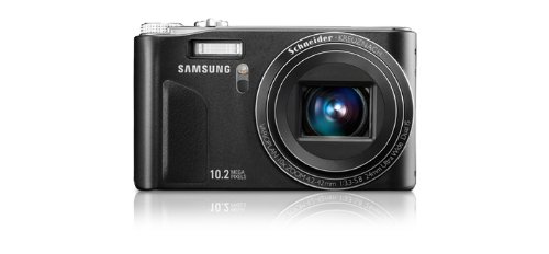Samsung HZ10W 10MP Digital Camera with 10x Schneider Wide Angle Dual Image Stabilized Zoom and 2.7 inch LCD (Black) On Sale