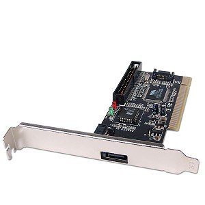 Two Channel SATA and Ultra ATA PCI RAID Controller Card