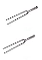 New Deluxe 2 Tuning Fork Set "A 440 Hz & C 522 Hz"