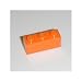 Lego Building Accessories 1x3 Bright Orange Brick, Bulk Pack 50 Pieces