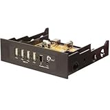 USB 2+1394 6-PORT Bay Hub Blk