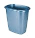 Contours Wastebasket Blue 14