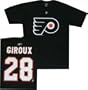 Philadelphia Flyers Claude Giroux Black Jersey T-ShirtMedium