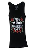 Motorcycle Club Roses - Sons Of Anarchy Juniors Tank Top