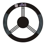 New York Mets Poly-Suede Steering Wheel Cover