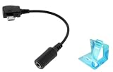 Stereo Headset Headphones Earphones Adapter Plug Earbuds Earpieces Audio Jack Converter Micro-USB to 3.5mm for AT&T Pantech Pursuit II, Breeze 3 (III), Ease P2020, Link 2 (II) P5000, Laser P9050 (Comes with Universal Phone Stand)