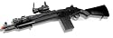 M160-A2 M14 Sniper Spring Airsoft Rifle Combo Short ver. airsoft gun