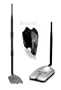 Alfa AWUS051NH 500mW High Gain 802.11a/b/g/n high power Wireless USB A / B / G / N Wireless WiFi Network adapter With a 5dBi and 9dBi Rubber Antenna and Suction cup / Clip Window Mount - High speed Up to 300 Mbps - With Hot Swap Support