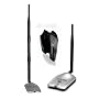 Alfa Wireless-N 500mW 802.11n high power Wireless USB adapter With Original Alfa Screw-On Swivel 9dBi Rubber Antenna and Mount *Strongest on the Market*