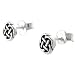 Sterling Silver Celtic Design Stud Earrings