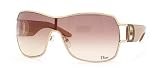Christian Dior - CHRISTIAN DIOR PRECOIL 1/S KAREQ GOLD BROWN GRADIENT METAL SHIELD SUNGLASSES