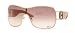 CHRISTIAN DIOR PRECOLL 1/S KAREQ GOLD BROWN GRADIENT METAL SHIELD SUNGLASSES